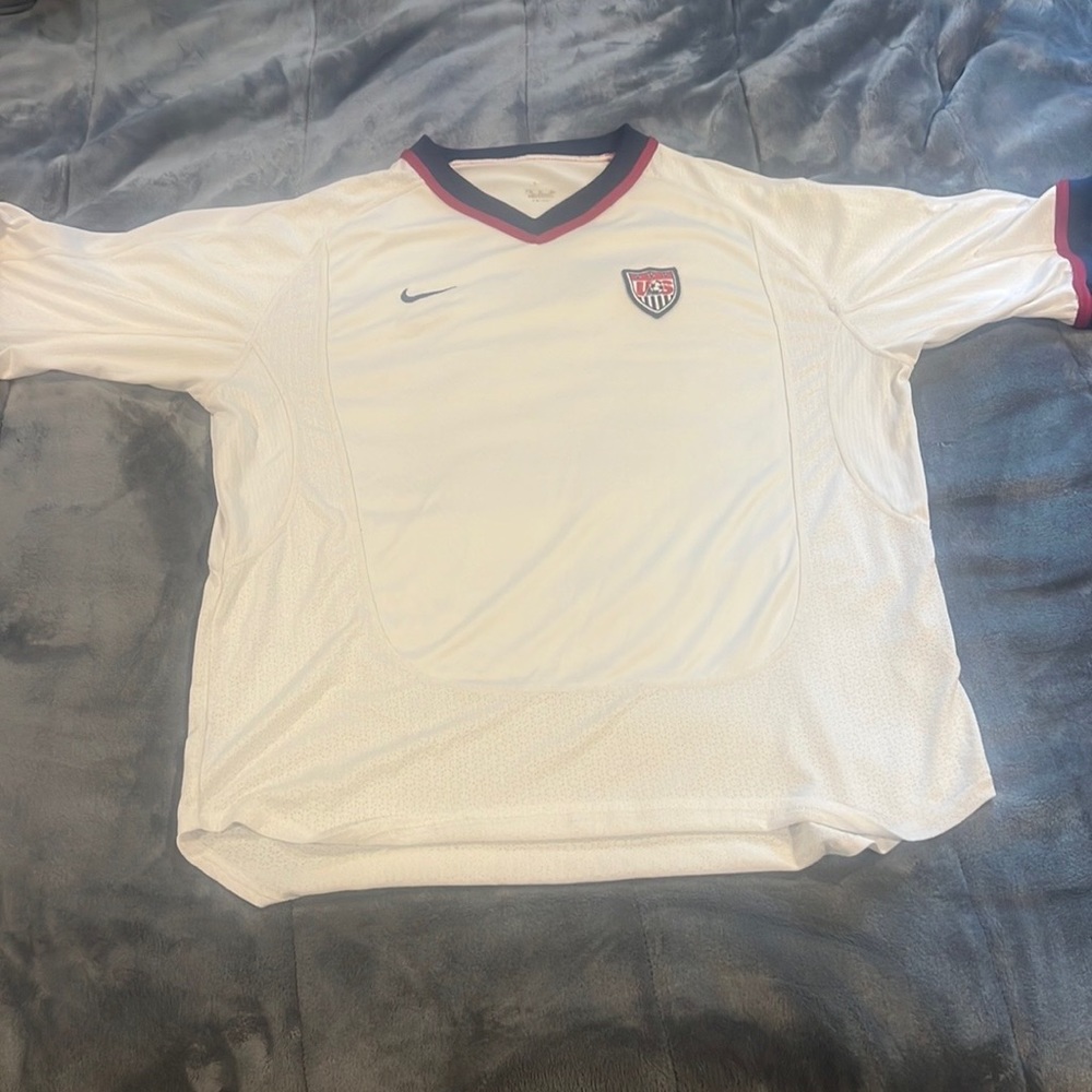 USMNT Nike Dri Fit Soccer HOME Jersey national team XL